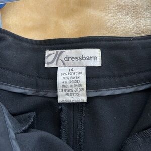 Dressbarn Classic Black Skirt